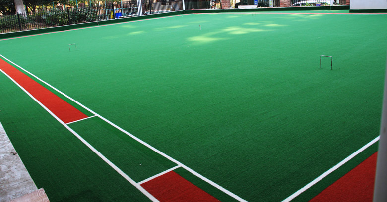 鴻園國際賓館(梨園小路)門球場人造草