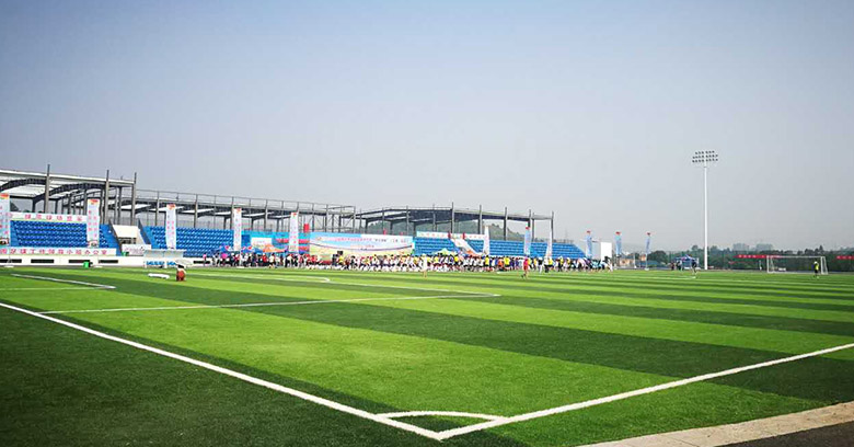 江西安源樂源國際學(xué)校足球場(chǎng)人造草