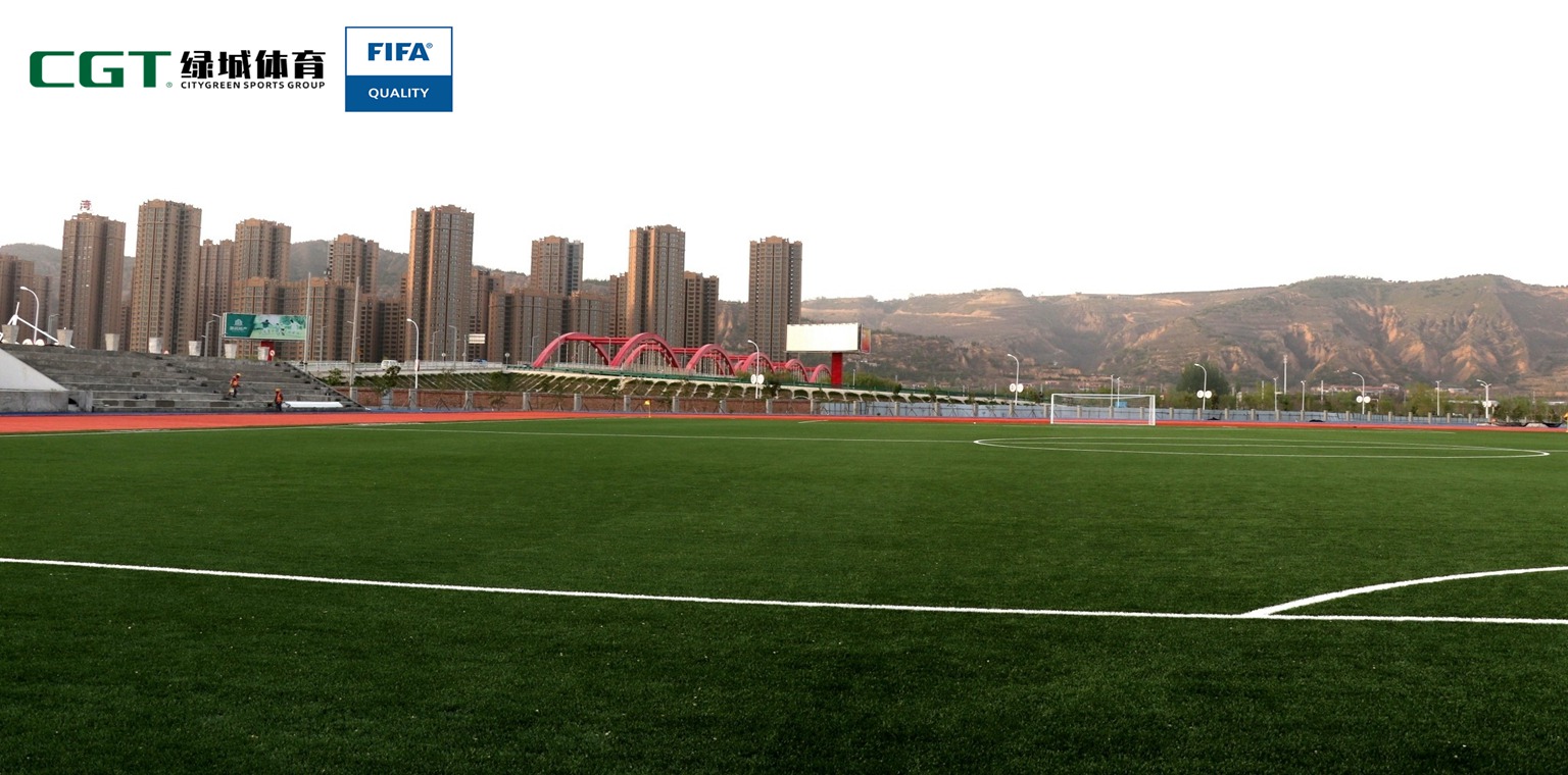 西北地區(qū)首片——甘肅平?jīng)雎殬I(yè)技術(shù)學(xué)院足球場