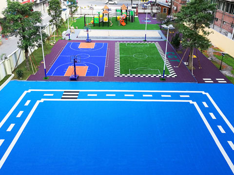 多功能拼裝地面系統